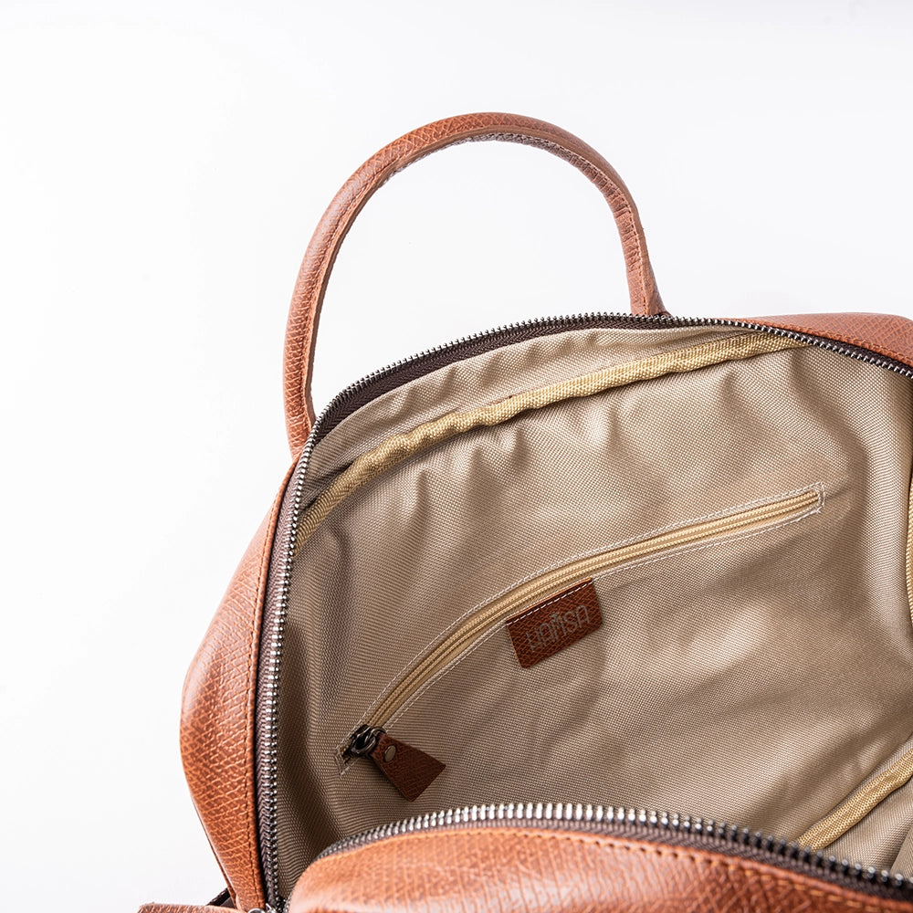 Sac PC Artisanal – Simili Cuir & Fibre Tressée