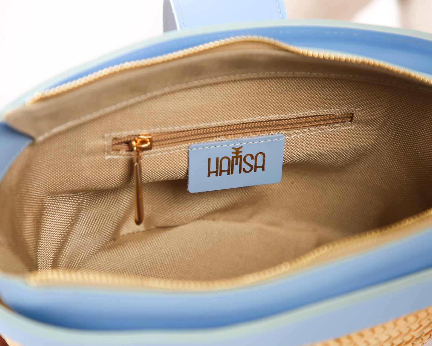 Sac Panier Carthage – Cuir Véritable & Tressage Artisanal